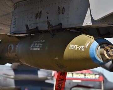 A U.S. Munition On An Air Force Jet
