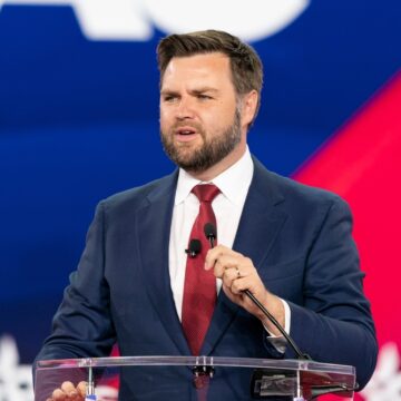 Dallas,,Tx,-,August,5,,2022:,Jd,Vance,Speaks,On Republican VP Candidate J.D. Vance At The Podium