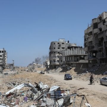 Palestinians Returning To The Massive Destruction Caused By Israeli Bombardment