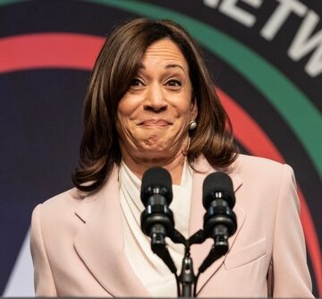 Vice President Of The U.S. Kamala Harris Speaks At A Conference