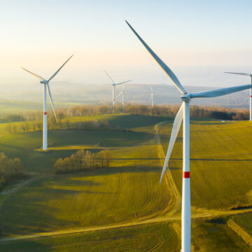 Panoramic,View,Of,Wind,Farm,Or,Wind,Park,,With,High GREEN TRANSITION F U TOO?