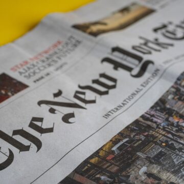 The Header Banner Of The International Edition Of The New York Times