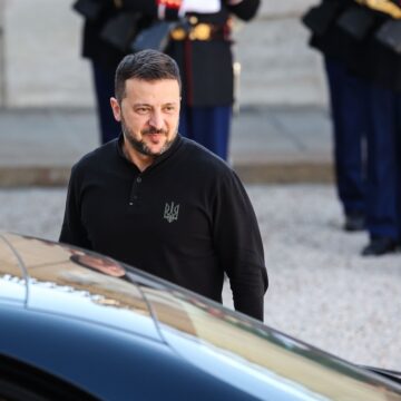 Ukrainian President Volodymyr Zelensky Visiting Paris, France In 2024