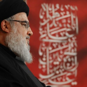 Now-Deceased Hezbollah Leader Hassan Nasrallah In Beirut, Lebanon