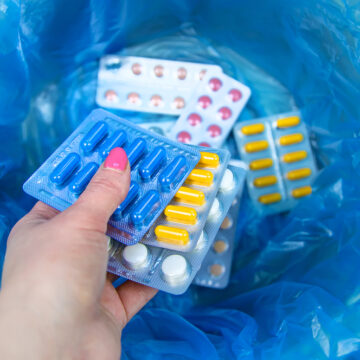 HYDROGEN PEROXIDE PLUS CATALYST BREAKS DOWN DRUG WASTE IN WATER SUPPLY