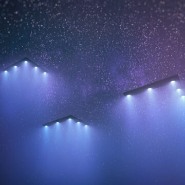 Three Unidentified Flying Objects OFOs