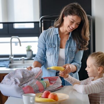 Mother,Getting,Her,Little,Daughter,Ready,For,School,,Helping,Her THE SURPRISING LINK BETWEEN YOUR GUT MICROBIOME AND CHOLESTEROL LEVEL