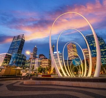 Landmark Elizabeth Quay Park, Perth Australia