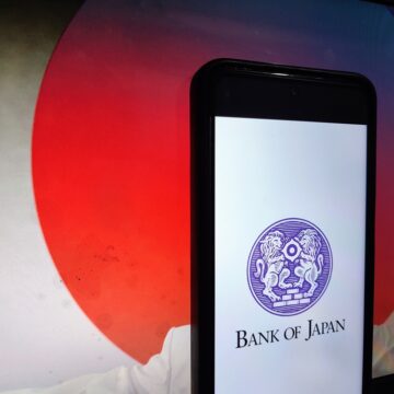 The Central Bank Of Japan Emblem Seen On A Mobile App