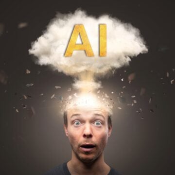 Portrait Of A Man Getting His Mind Blown By AI