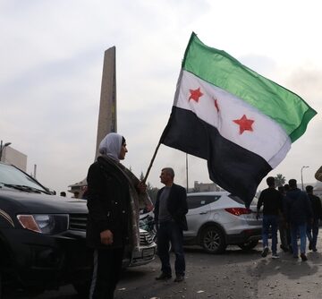 Syrians Celebrate The Fall Of Bashar Al-Assad's Syrian Regime