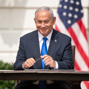 Washington,Dc,,Usa,-,September,15,,2020:,Pm,Benjamin,Netanyahu A Smug And Smiling Prime Minister Benjamin Netanyahu In Washington, DC