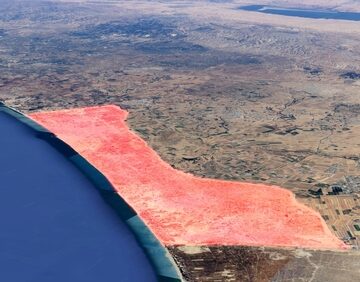 A 3D Satellite View Of The Gaza Strip