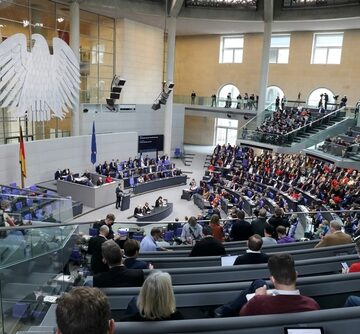The Newly-Elected Bundestag Meet For Its Constituent 1st session In Berlin, Germany