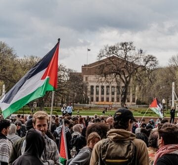Pro-Palestine Protests At University Of Minnesota Following Columbia University Students' Arrests