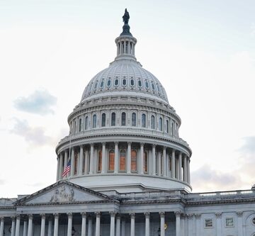 The Exterior Of The United States Capitol Building In Washington, D.C.