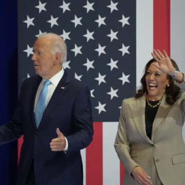Former U.S. President Joe Biden And Vice-president Kamala Harris In Washington, DC