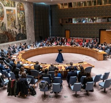 The United Nations Security Council (UNSC) Meeting About The Middle East Crisis