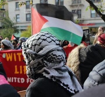 Pro-Palestinian, Anti-Genocide Protesters In New York, NY