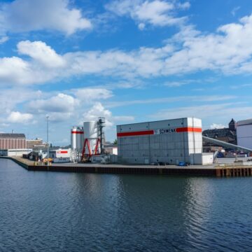 A Concrete Mixing Facility Operated By Schwenk In The Wedding District Of Berlin, Germany