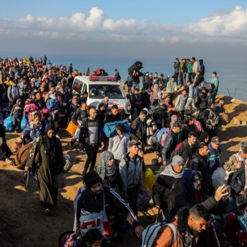 Displaced Palestinians Return To Their Homes In Gaza City And The North Via Netzarim After A Year And A Half Of Displacement