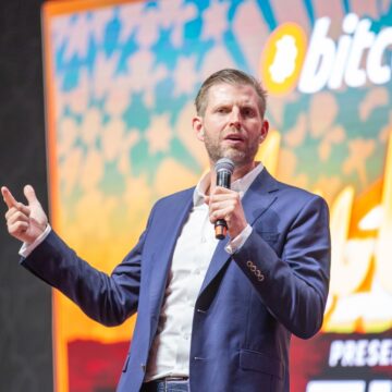 Eric Trump Speaks At A Bitcoin Conference In Abu Dhabi, United Arab Emirates