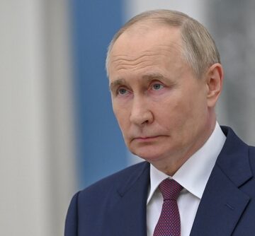 Russian President Vladimir Putin At A Press Conference