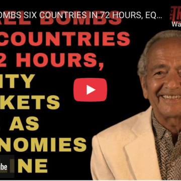 ISRAEL BOMBS SIX COUNTRIES IN 72 HOURS, EQUITY MARKETS RISE AS ECONOMIES DECLINE