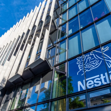 The Exterior Of The Headquarters of Nestlé In Vevey, Switzerland
