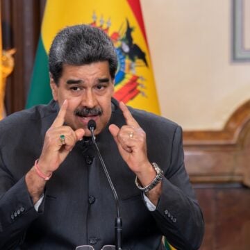 Photo Of Venezuelan President Nicolás Maduro During A Press Conference In Caracas, Venezuela