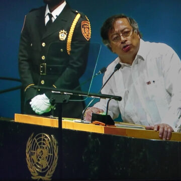 Colombian President Gustavo Petro Addressing The United Nations General Assembly