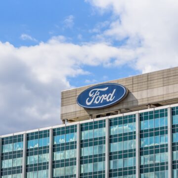 The Ford World Headquarters, Also Known As The "Glass House," In Dearborn, Michigan