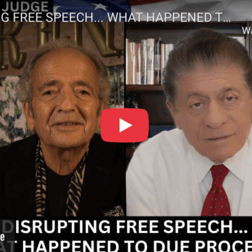 DISRUPTING FREE SPEECH… WHAT HAPPENED TO DUE PROCESS?