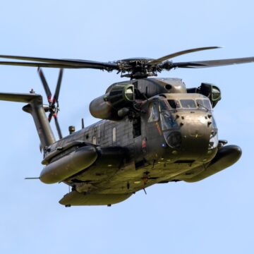 One Of The Largest Military Helicopters In Service With German Forces, The Sikorsky CH-53G Heavy-lift Transport Helicopter, A Variant Of The CH-53D Sea Stallion, Built In West Germany For The German Army