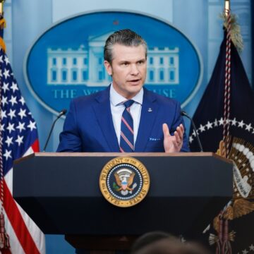 Former Fox & Friends Host And Current Secretary Of War, Pete Hegseth, Speaking At A Press Briefing At The White House