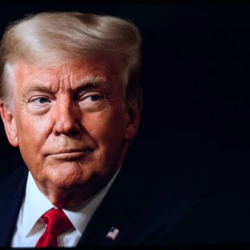 A Portrait Of Donald Trump, Who Is Currently Serving As The 47th President Of The United States In His Second Term