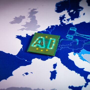 Europe,Map,With,Virtual,Gavel,And,Sound,Block,And,Ai AI IS BOOSTING EUROPE’S ECONOMY, LAGARDE SAYS