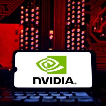 Cell,Phone,With,The,Logo,Of,Nvidia,Corporation,,A,Company TRUMP FLIPS, ALLOWS NVIDIA TO SELL CUTTING-EDGE AI CHIPS TO CHINA