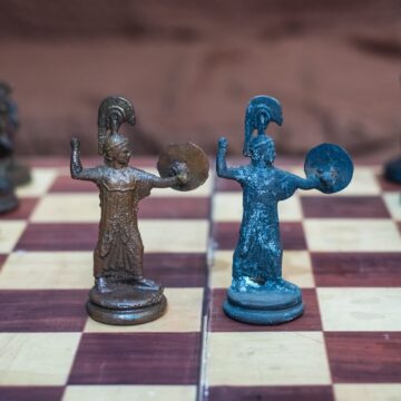 Chess,Piece,Of,Greek,Mythological,Chess,Set,Portraying,Goddess,Of THIS IS A MIND-WAR NOW.