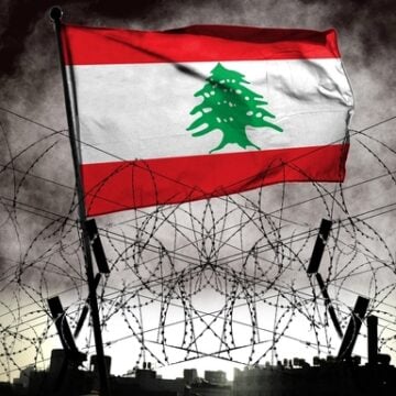 Combination,Of,Lebanese,Flag,And,Barbed,Wire,Fence.,Describing,Lebanon ISRAEL KILLS ANOTHER 12 IN LEBANON, DESPITE CEASEFIRE