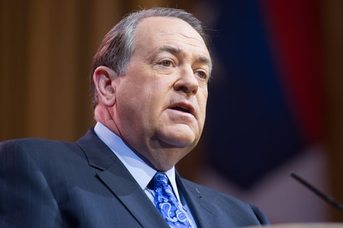 Mike Huckabee, the former Governor of Arkansas and current United States Ambassador to Israel.