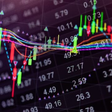 Image of stock charts and various numerical data points related to market performance. Image of stock charts and various numerical data points related to market performance.