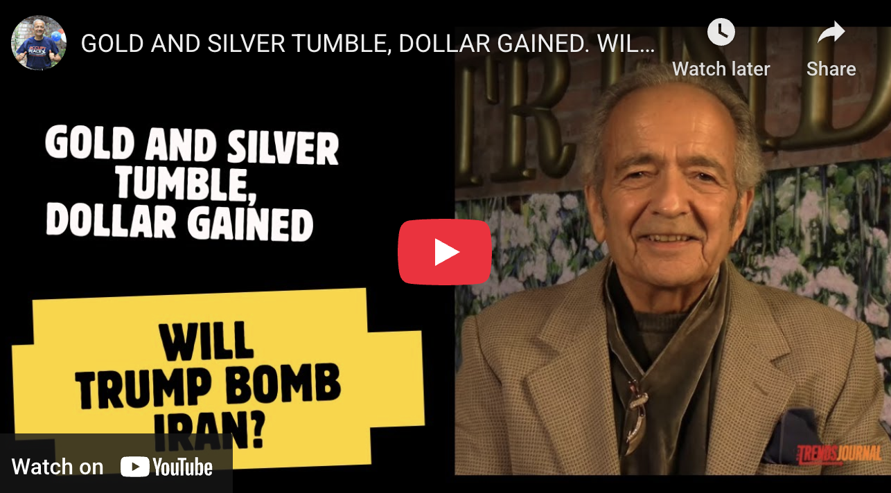 GOLD AND SILVER TUMBLE, DOLLAR GAINED. WILL TRUMP BOMB IRAN? - Trends ...