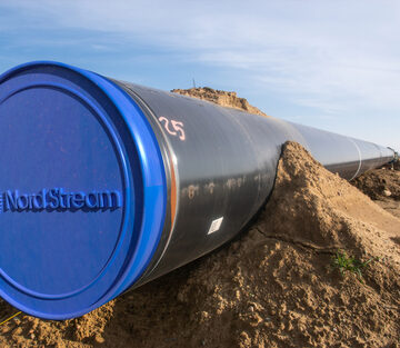 A section of the Nord Stream gas pipeline, the undersea infrastructure connecting Russia and Germany. A section of the Nord Stream gas pipeline, the undersea infrastructure connecting Russia and Germany.