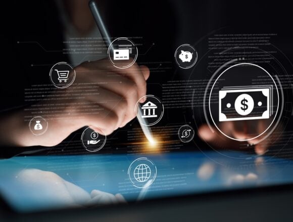 A,Fintech,Concept,Showing,A,Network,Of,Digital,Banking,Services. FINANCIALIZATION AS GOVERNANCE