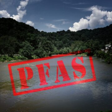 Red,Pfas,(,Forever,Chemicals,),Stamp,With,A,River NEW METHOD DESTROYS “FOREVER” CHEMICALS FASTER AND EASIER