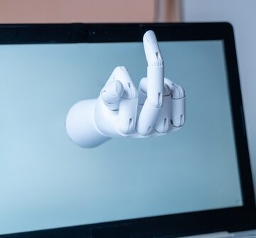 A,Robot,Hand,With,An,Indecent,Gesture,Is,Visible,From AI’S THAT ARE RUDE PERFORM BETTER, STUDY FINDS