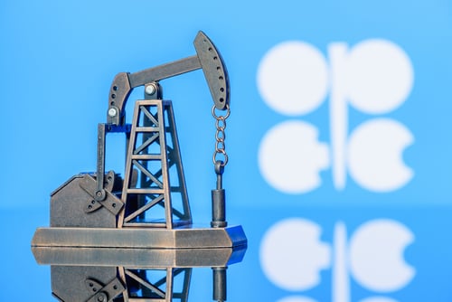 Petroleum,,Petrodollar,And,Crude,Oil,Concept,:,Pump,Jack,And OPEC+ BOOSTS OIL OUTPUT MODESTLY AS MARKET TIGHTENS
