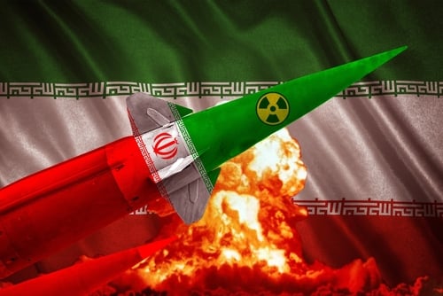A,Nuclear,Missile,With,Iran's,Flag,And,Symbol,Against,A EXPERTS SAID IRAN’S NUCLEAR ENRICHMENT WAS ON HOLD BEFORE U.S. AND ISRAEL CARRIED OUT OPENING STRIKES