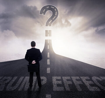 Businessman,Standing,On,The,Highway,Turning,Into,A,Big,Question THIS WAY, THAT WAY, WHICH WAY TRUMP: WHERE IT GOES NOBODY KNOWS